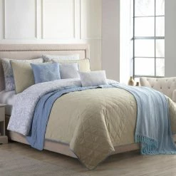 Brand new ✨ King Dresden 10 Piece Reversible Comforter Set With Coverlet By Pacific Coast Textiles 🧨 -Greenland Home Fashions shop detail2AMRA215