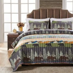 Wholesale ❤️ Greenland Home Fashions King Black Bear Lodge Quilt Set By Greenland Home ✨ -Greenland Home Fashions shop detail2GRNLD360