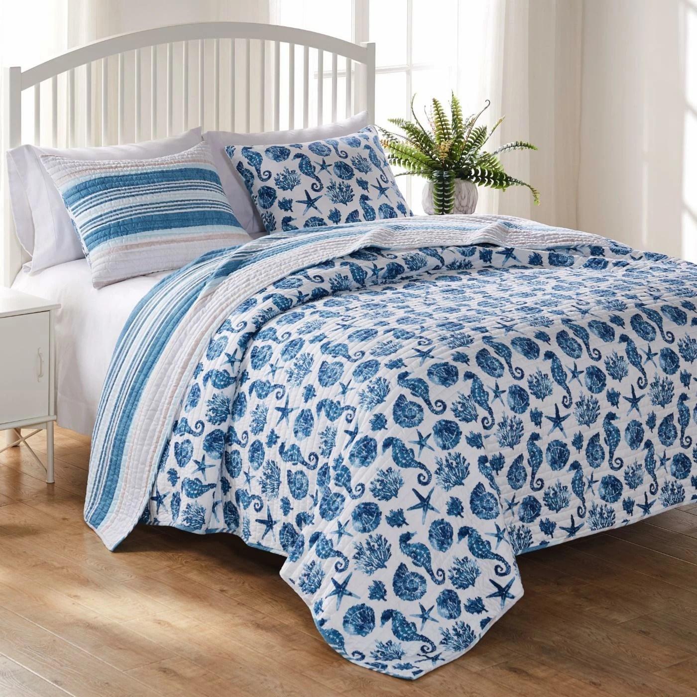 Coupon โญ King Greenland Home Pebble Beach Reversible Quilt Set ๐ 6 Coupon โญ King Greenland Home Pebble Beach Reversible Quilt Set ๐ - Image 4
