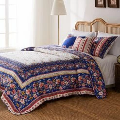 Best Sale 🔥 King Greenland Home Marsha Reversible Quilt Set 🔥 -Greenland Home Fashions shop detail2GRNLD580