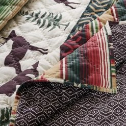 Best Sale 🌟 King Barefoot Bungalow Yosemite Reversible Quilt Set 🛒 -Greenland Home Fashions shop detail2GRNLD589