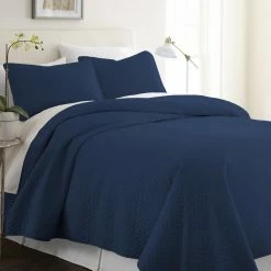 Budget 🎁 California King Brick Quilted Coverlet Set By Noble Linens 🔥 -Greenland Home Fashions shop detail2IENJ054