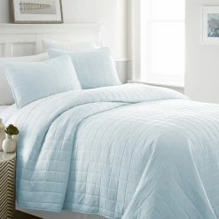 Promo ๐ฏ California King Block Quilted Coverlet Set By Noble Linens ๐ 11 Promo ๐ฏ California King Block Quilted Coverlet Set By Noble Linens ๐ -Greenland Home Fashions shop detail2IENJ055