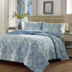 Buy 👏 King Turtle Cove Cotton Quilt Set By Tommy Bahama ✔️ -Greenland Home Fashions shop detail2REVM1005