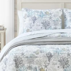 Best Sale 🌟 King Beach Bliss Quilt Set By Tommy Bahama 🧨 -Greenland Home Fashions shop detail2REVM669