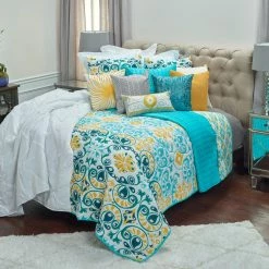Top 10 ✔️ King Merriweather Quilt By Rizzy Home 🎁 -Greenland Home Fashions shop detail2RIZ1462