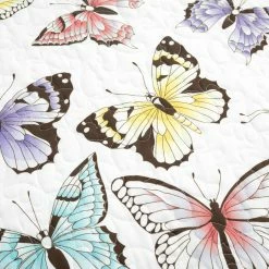 Best reviews of 😍 Queen Lush Decor Flutter Butterfly Oversized Quilt Set -Lilac -Twin 💯 -Greenland Home Fashions shop detail2TRIA1006