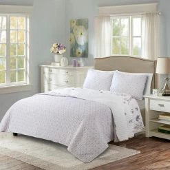 Outlet 🔥 Lush Decor Adalia Quilt Set - Purple/Gray - Full/Queen 🥰 -Greenland Home Fashions shop detail2TRIA1029