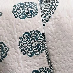 Cheapest 😍 King Shaila Medallion Quilt Set By Lush Decor ✔️ -Greenland Home Fashions shop detail2TRIA704