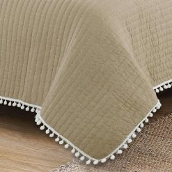 Outlet 😍 King Costa Brava Quilt Set By Estate Collection 🤩 -Greenland Home Fashions shop detail3AMEM054