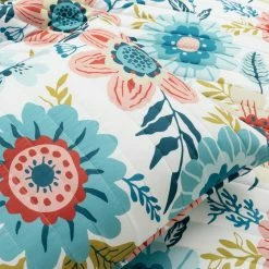 Budget ๐ King Lush Decor Cottage Core Ariana Flower Reversible Oversized Quilt Set- Blue/Dusty Pink-Full/Queen ๐ 15 Budget ๐ King Lush Decor Cottage Core Ariana Flower Reversible Oversized Quilt Set- Blue/Dusty Pink-Full/Queen ๐ -Greenland Home Fashions shop detail3TRIA1009
