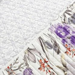 Outlet 🔥 Lush Decor Adalia Quilt Set - Purple/Gray - Full/Queen 🥰 -Greenland Home Fashions shop detail3TRIA1029