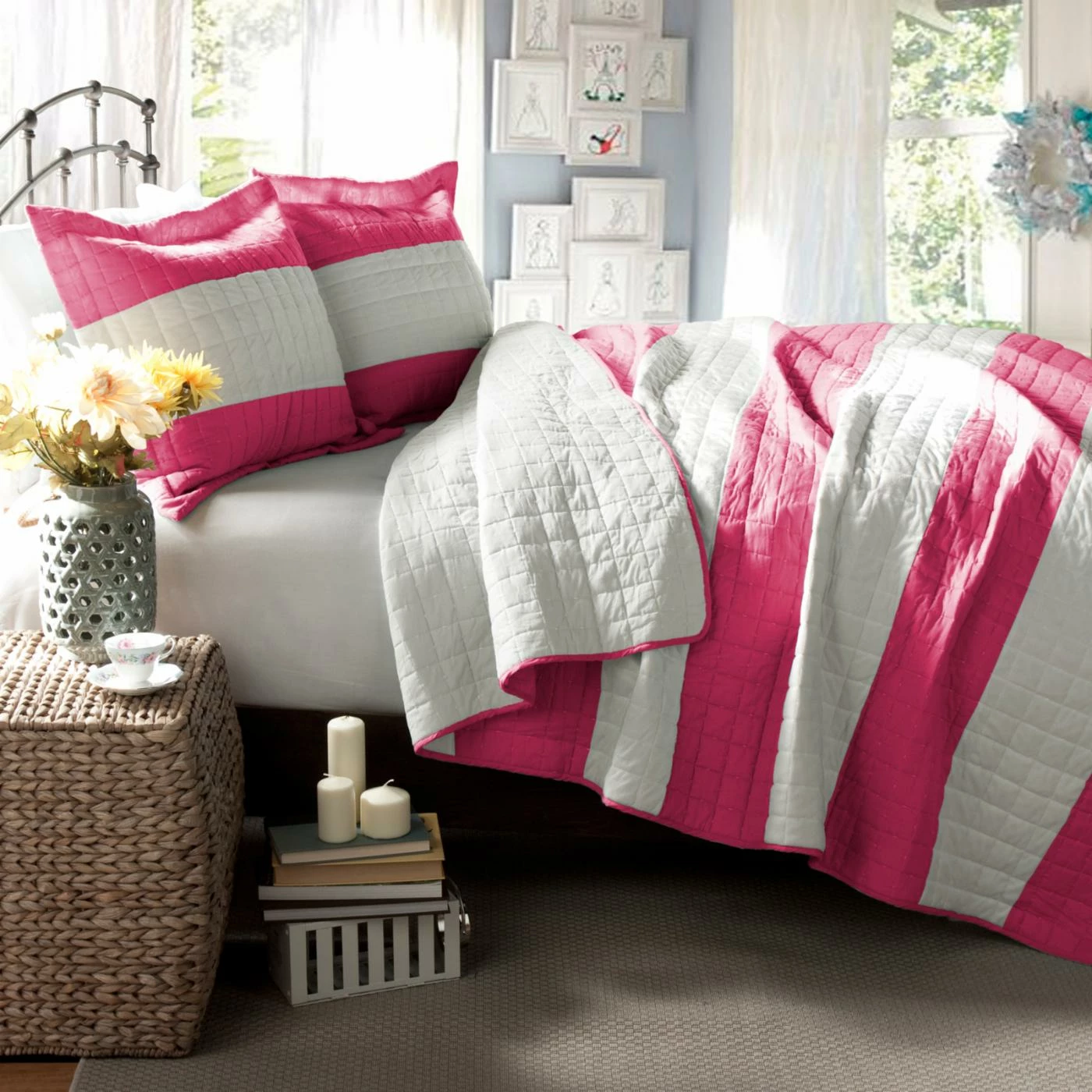 Budget ๐ฅฐ Triangle Home Fashions King Berlin Stripe 3 Piece Quilt Set ๐ฅ 8 Budget ๐ฅฐ Triangle Home Fashions King Berlin Stripe 3 Piece Quilt Set ๐ฅ - Image 6