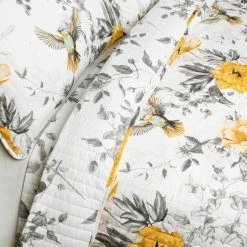 Coupon 😉 King Penrose Floral Quilt Set By Lush Decor 🥰 -Greenland Home Fashions shop detail3TRIA890
