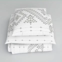 Top 10 ⭐ King Polyester Cross Stitch Quilt Set By Brielle 💯 -Greenland Home Fashions shop detail3ZORL004