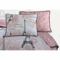 Buy 🛒 King Amour Parisian Reversible Quilt Set By Blush 👏 -Greenland Home Fashions shop detail4GENE279