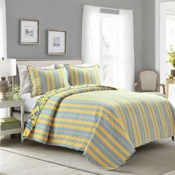 Deals 😍 King Dolores 3 Piece Quilt Set By Lush Decor 😀 -Greenland Home Fashions shop detail4TRIA979