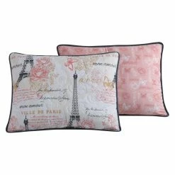 Buy 🛒 King Amour Parisian Reversible Quilt Set By Blush 👏 -Greenland Home Fashions shop detail5GENE279