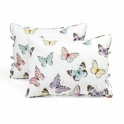 Best reviews of 😍 Queen Lush Decor Flutter Butterfly Oversized Quilt Set -Lilac -Twin 💯 -Greenland Home Fashions shop detail5TRIA1006