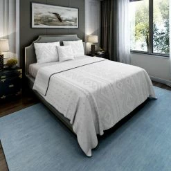 Top 10 ⭐ King Polyester Cross Stitch Quilt Set By Brielle 💯 -Greenland Home Fashions shop detail5ZORL004