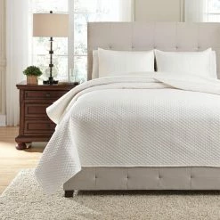 Coupon 🎉 King Dietrick 3 Piece Quilt Set By Signature Design By Ashley 😉 -Greenland Home Fashions shop detail6ASHY1659