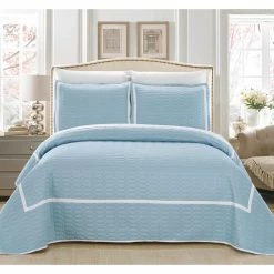 Flash Sale ✨ King Chic Home Marla Hotel Collection Quilt Set ⌛ -Greenland Home Fashions shop detail6CHIH145