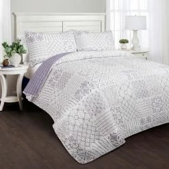 Buy ๐ King Monique Quilt Set By Lush Decor ๐ 18 Buy ๐ King Monique Quilt Set By Lush Decor ๐ -Greenland Home Fashions shop detail6TRIA889