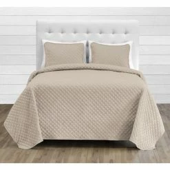 Best reviews of 🌟 California King Premium Ultra-Soft Diamond Stitched Lightweight Coverlet Set By Bare Home 🎉 -Greenland Home Fashions shop detail7JPEC004