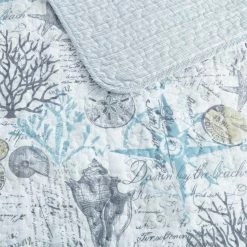 Best Sale 🌟 King Beach Bliss Quilt Set By Tommy Bahama 🧨 -Greenland Home Fashions shop detail7REVM669