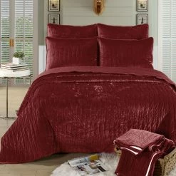 Buy 🌟 King Velvet Quilt Set By Brielle ⌛ -Greenland Home Fashions shop detail7ZORL021