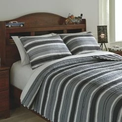 Hot Sale 👏 Twin Merlin Coverlet Set By Signature Design By Ashley 🤩 -Greenland Home Fashions shop detailASHY5217