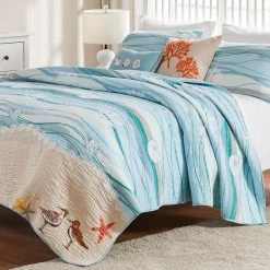 Top 10 ✨ Greenland Home Fashions King Maui Bonus Quilt Set By Greenland 👏 -Greenland Home Fashions shop detailGRNLD313