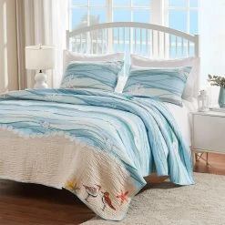 Promo ❤️ King Maui Quilt Set By Greenland Home Fashions 🎉 -Greenland Home Fashions shop detailGRNLD334