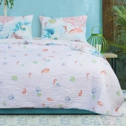 Flash Sale 🎁 King Sarasota Quilt Set By Barefoot Bungalow 🥰 -Greenland Home Fashions shop detailGRNLD515