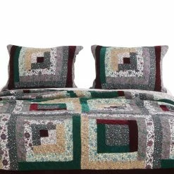 Brand new ⌛ Twin Pine Grove Quilt Set By Greenland Home Fashions 🔔 -Greenland Home Fashions shop detailGRNLD534