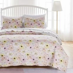 Cheapest ✔️ Queen Greenland Home Misty Bloom Reversible Quilt Set 🔔 -Greenland Home Fashions shop detailGRNLD579