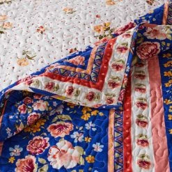 Best Sale 🔥 King Greenland Home Marsha Reversible Quilt Set 🔥 -Greenland Home Fashions shop detailGRNLD580