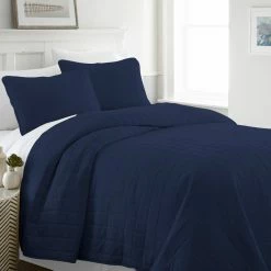 Promo ๐ฏ California King Block Quilted Coverlet Set By Noble Linens ๐ 10 Promo ๐ฏ California King Block Quilted Coverlet Set By Noble Linens ๐ -Greenland Home Fashions shop detailIENJ055
