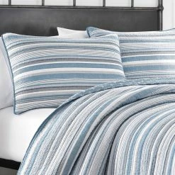 Deals 😉 King Jettison Reverse Quilt Set By Nautica 🌟 -Greenland Home Fashions shop detailREVM1850