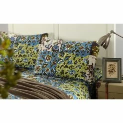 Outlet ✔️ California King Lost Forest 3 Piece Patchwork Reversible Quilt Set By Tache Home Fashion ❤️ -Greenland Home Fashions shop detailTACH016