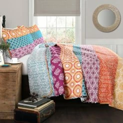 Budget 👍 King Bohemian Stripe Quilt Set By Lush Decor 😉 -Greenland Home Fashions shop detailTRIA946
