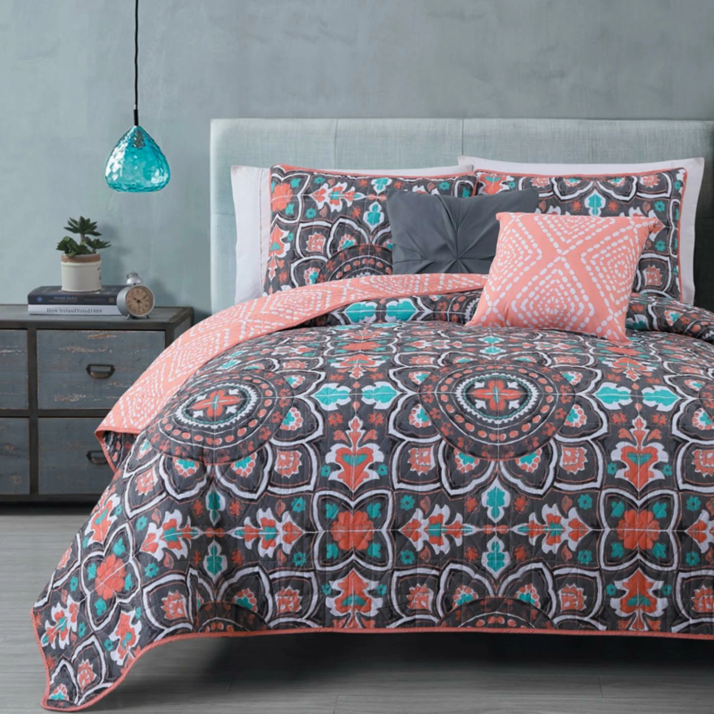 Promo ๐งจ King Ibizia Quilt Set By Avondale Manor ๐ 4 Promo ๐งจ King Ibizia Quilt Set By Avondale Manor ๐ - Image 2
