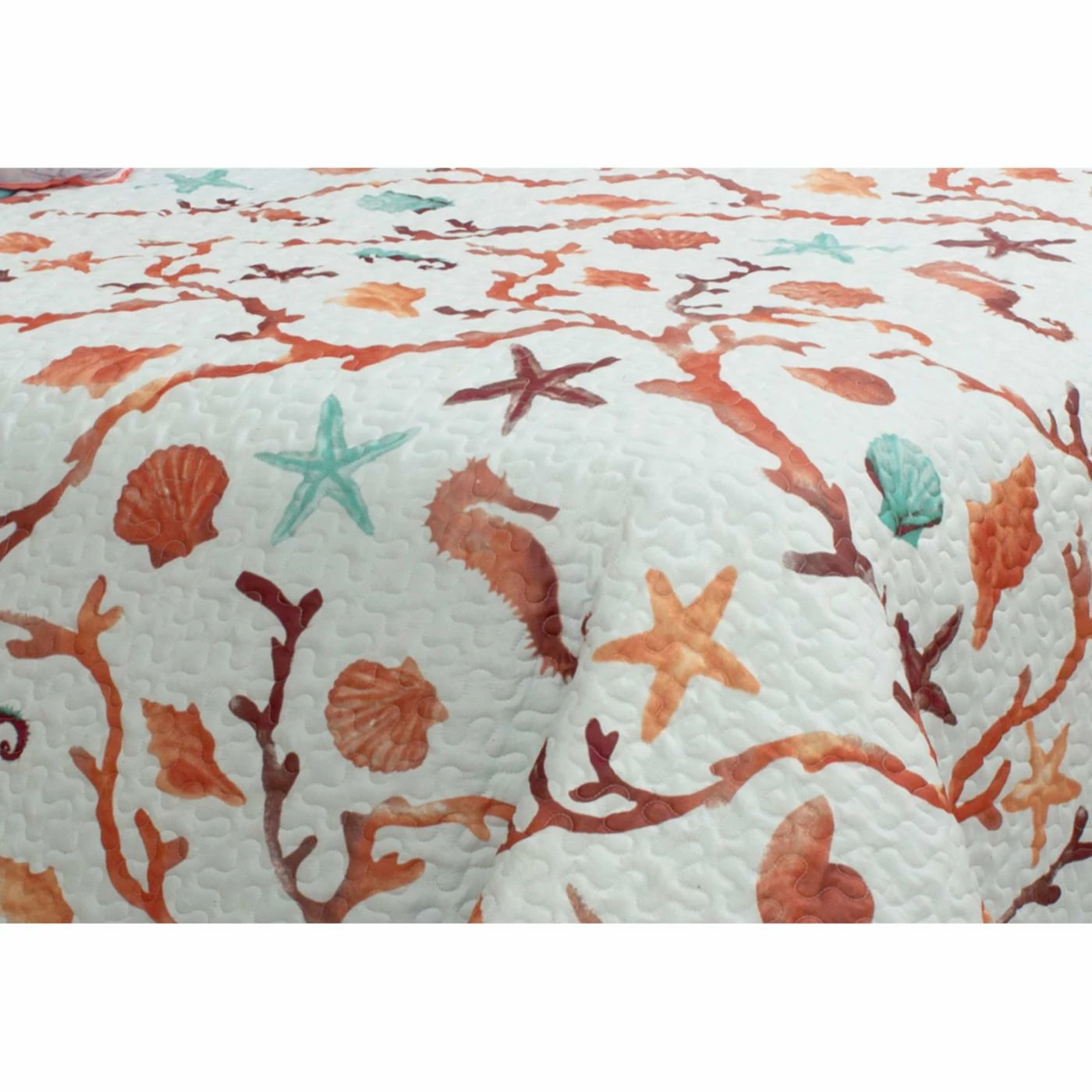 Best reviews of 🔔 King Ocean Club Coral Quilt Set By Safdie And Co 🌟 4 Best reviews of 🔔 King Ocean Club Coral Quilt Set By Safdie And Co 🌟 - Image 2