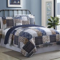 Buy ⌛ Amrapur Overseas Inc. King Laura Printed 3 Piece Quilt Set By Amrapur 🎁