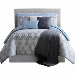 Hot Sale 🎉 King Langdon 10 Piece Reversible Comforter Set With Coverlet By Pacific Coast Textiles 🎉