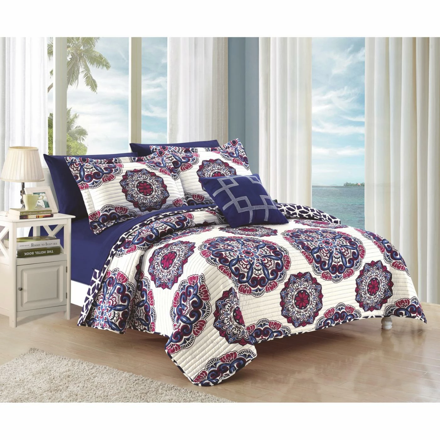 Flash Sale ๐ King Chic Home Miranda Reversible Quilt Set ๐ 3 Flash Sale ๐ King Chic Home Miranda Reversible Quilt Set ๐