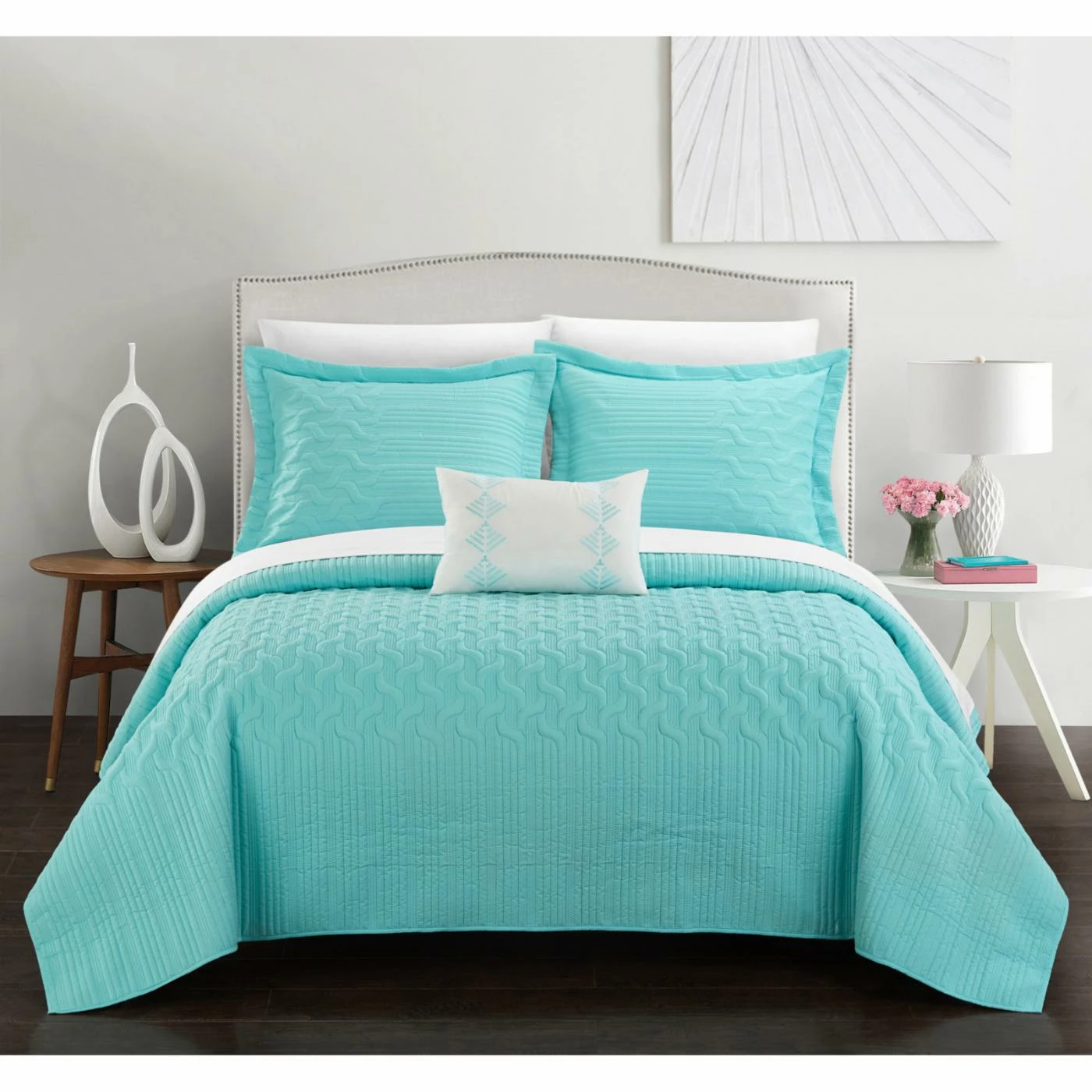 Hot Sale π King Shala Quilt Set By Chic Home π 3 Hot Sale π King Shala Quilt Set By Chic Home π