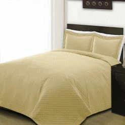 Hot Sale ⌛ King Hudson Street Cottonesque 100% Cotton Quilt 💯