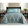 Outlet 🔔 Queen Odette 5 Piece Quilt Set By Avondale Manor 🔥