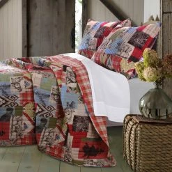 Best reviews of 👏 King Rustic Lodge Quilt Set By Greenland Home Fashions 👍